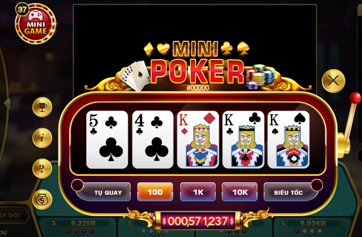 Cá cược Mini game Poker tại go88 có gì nổi bật