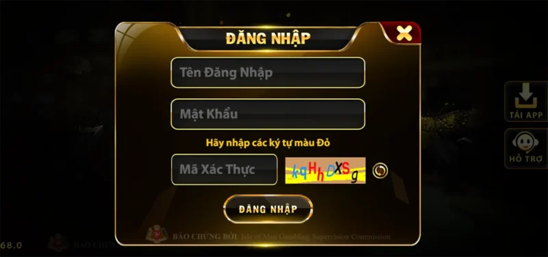 Yêu cầu thông tin đăng nhập đầu vào chính xác tại Go88