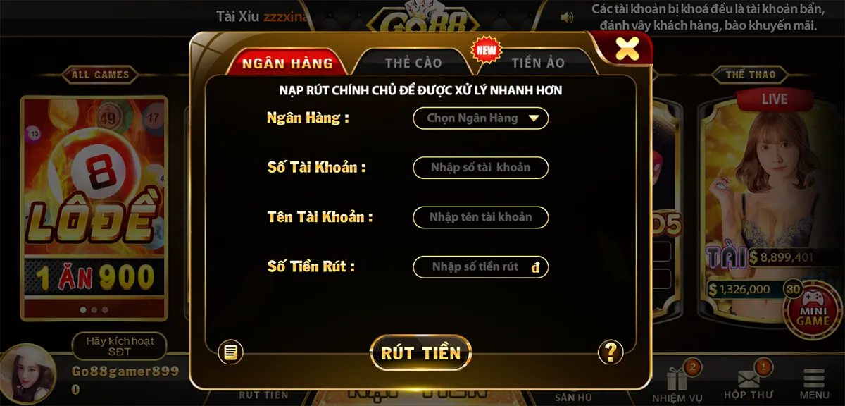 Hướng dẫn mở tài khoản tham gia Esport tại go 88 siêu nhanh